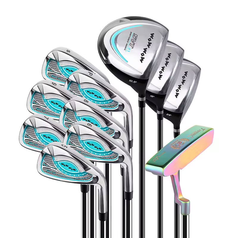 Titanium Alloy Driver Forged Golf Irons Clubs Custom Logo 11 Piece Golf Club Set