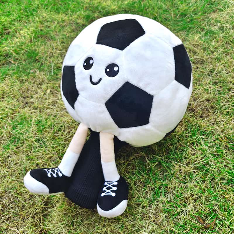 Customized Plush Football Golf Head Cover for Driver Sports Theme Doll Golf Headcover