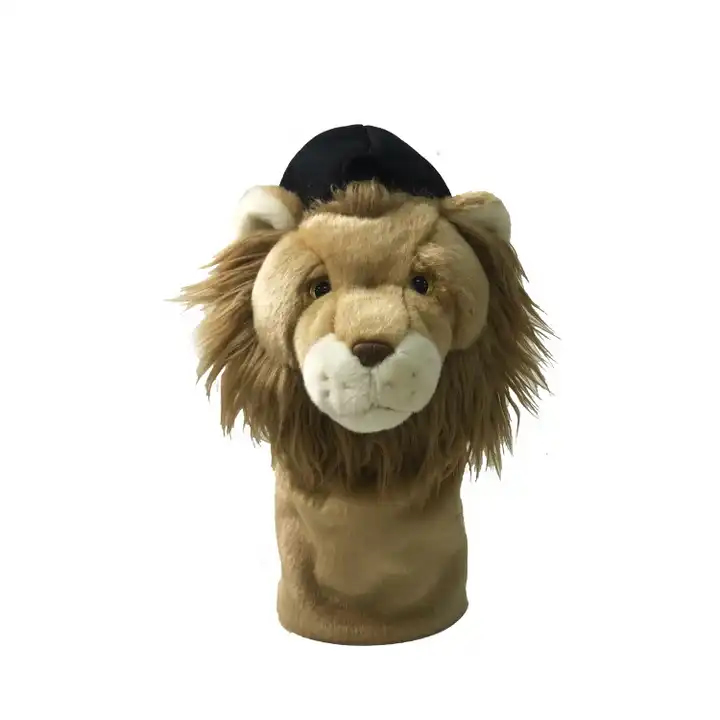 Plush Lion Driver Headcover Premium Driver Headcovers Funny Golf Club Covers