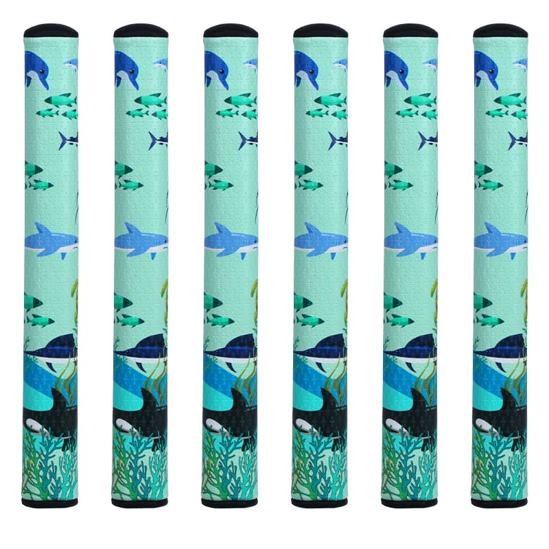 Custom Logo Golf Putter Grip PU Leather Golf Grips